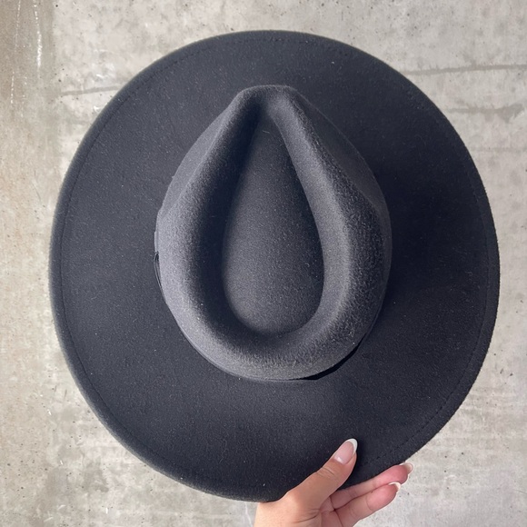 Temecula Felt Fedora Hat - Black - Picture 4 of 5